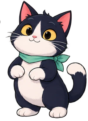 Kucing Ninja, maskot kita
